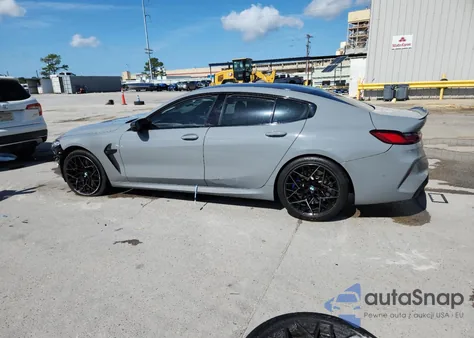 2021 BMW M8 from USA, damaged, VIN WBSGV0C01MCF81438